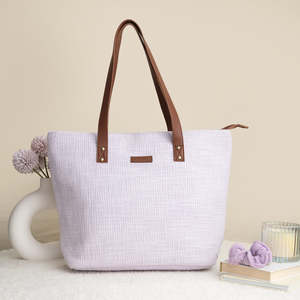 Hand Bags: French Lavender Everyday Tote