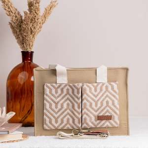Walnut Weave Canvas Tote Bag