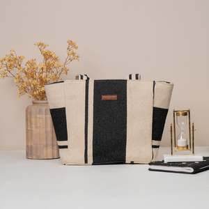 Hand Bags: Monochrome Muse Utility Bag