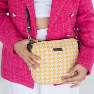 Cross Body Bags: Lemon Poptart Pouch / Sling Bag