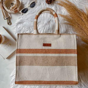 Vintage Brown Box Bag (MEDIUM)
