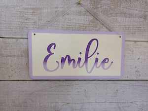 Products: Emilie Name plaque