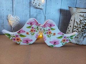 Miscellanous In Stock Items: Pair of free-standing Birds.