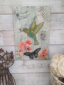 Humming Bird Mixed Media