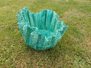 Garden Decor Pick Up Only: Cement oudoor planter - Hand made