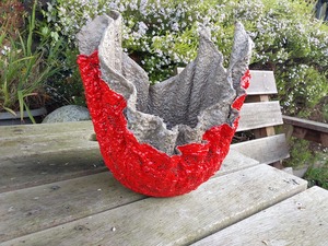 Cement oudoor planter - Hand made