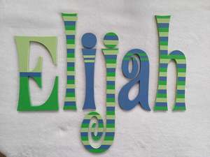 8 In Stock Names: Elijah - suitable for doors or walls