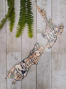 Kiwiana: Kiwiana Map of NZ