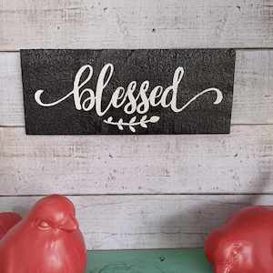 Faith Based: Blessed - wall sign