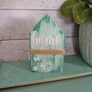 5 Wall Art Clearance: Miniature block house - home