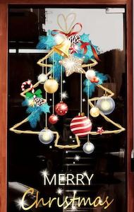 Christmas Decorations In Stock: Christmas tree -Window Cling.