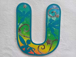 Painted Shapes Clearance Discontinued Lines: U - Single Letter