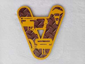 Painted Shapes Clearance Discontinued Lines: A - single letter