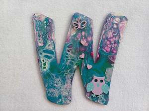 Painted Shapes Clearance Discontinued Lines: W - Single Letter