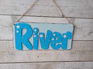 8 In Stock Names: River Name Plaque
