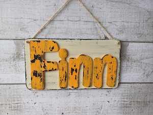 8 In Stock Names: Finn Name Plaque