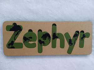 Personalised Name Puzzle - Made to order - Zephyr Design.
