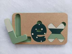 Personalised Name Puzzle - Made to order - Lex Design.