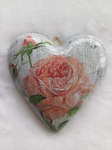 Wall Heart Rose