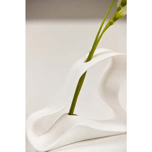Vases and Planters: Infinity Ribbon Bud Vase
