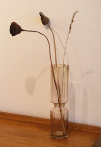 Vases: Broste Hyacinth Vase Tall Indian Tan