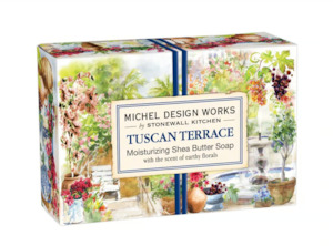 Gifts For Her: Michel Design Works Tuscan Terrace Single Boxed Soap