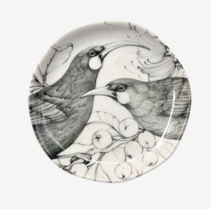 New Zealand Designed Our Sacred Huia Trinket Dish by Katy Hayward