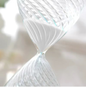 Beautiful Twisted Glass Sand Timer