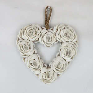 Decorative Objects: Natural Shell Heart Large