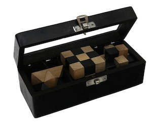 Decorative Objects: 3 Puzzle Game Box