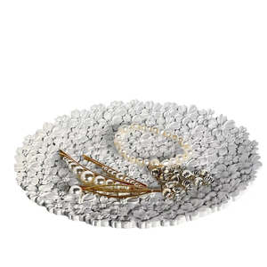 Matte White Petal Trinket Dish