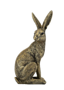 Decorative Objects: Playful Gold Rabbits