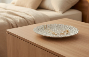 Gifts For Her: Matte White Petal Trinket Dish
