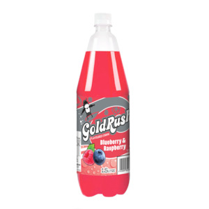 Non Alcoholic 1: Gold Rush Range - Blue-Raspberry 1.5L x 12 pack