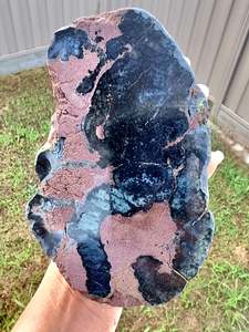 Whats New 1: Vivianite Polished in Matrix