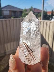 Whats New 1: Copper Rutile In Quartz Point
