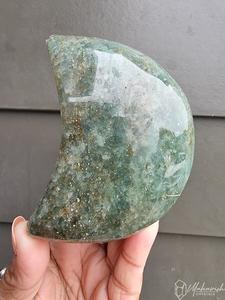 Carvings: Fuchsite Moon