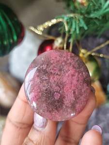 Rhodonite Flat Polished Stone