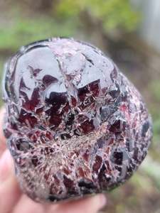 Garnet Rough Semi Polished