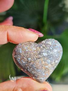 Dendritic Agate Heart