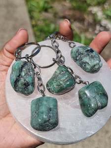 Emerald Keychain