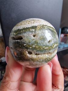 Crystals Jasper: Stunning Ocean Jasper Sphere