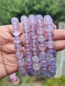 Amethyst Bead Bracelet