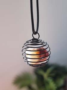 Jewellery Pendants Earrings: Fire Agate Tumble Pendant