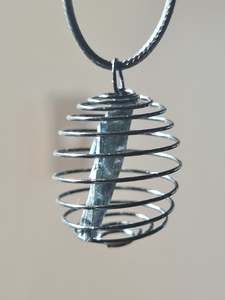 Jewellery Pendants Earrings: Vivianite Rough Pendant