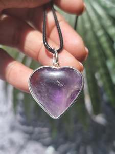 Amethyst Heart Pendant
