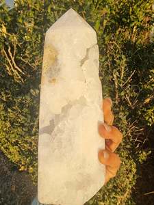 Crystals Points Towers: Moroccon Geode Druzy Tower