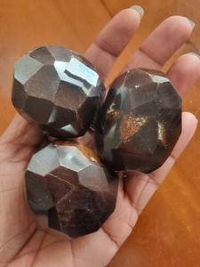 Crystals Rough Crystals: Faceted Garnet Rough