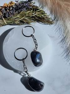 Hematite Keychain