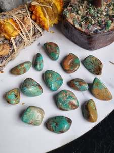 Crystals Tumbles: Tibetan Turquoise Tumble